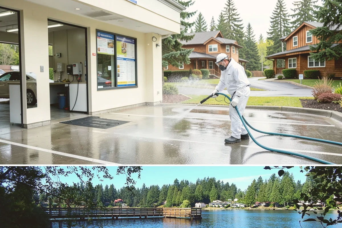 Wheelie Bin Cleaning in Federal Way, King County, WA - Bin sludge and odor peak in the warmer months, so summer is the ideal time to keep wheelie bins clean.