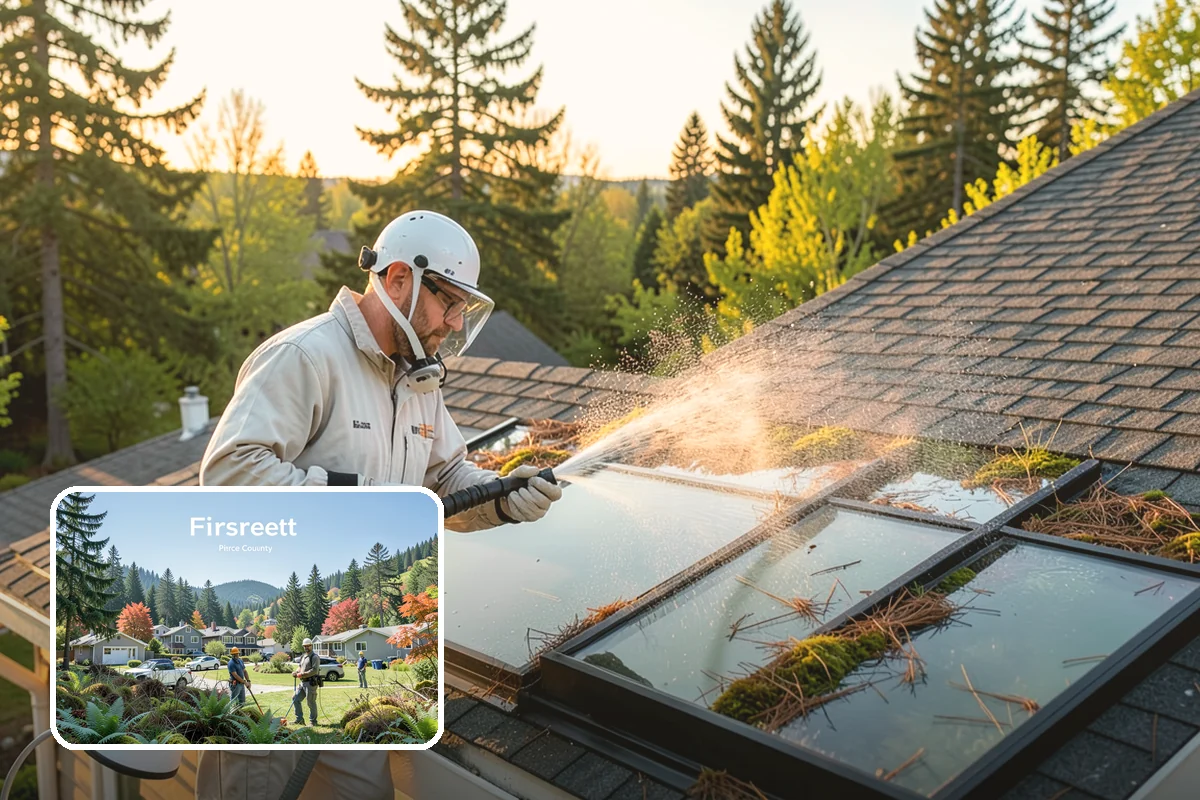 Wheelie Bin Cleaning in Fircrest, Pierce County, WA - Clears sludge and food residue from the bin interior
