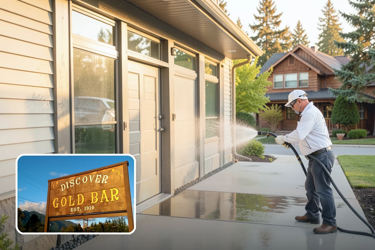 Wheelie Bin Cleaning in Gold Bar, Snohomish County, WA - Clears sludge and food residue from the bin interior