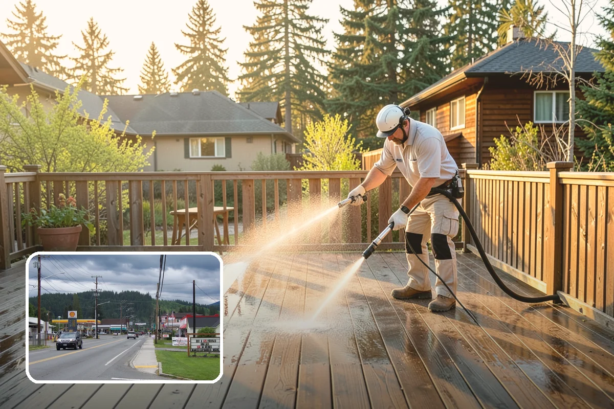Wheelie Bin Cleaning in Granite Falls, Snohomish County, WA - Clears sludge and food residue from the bin interior