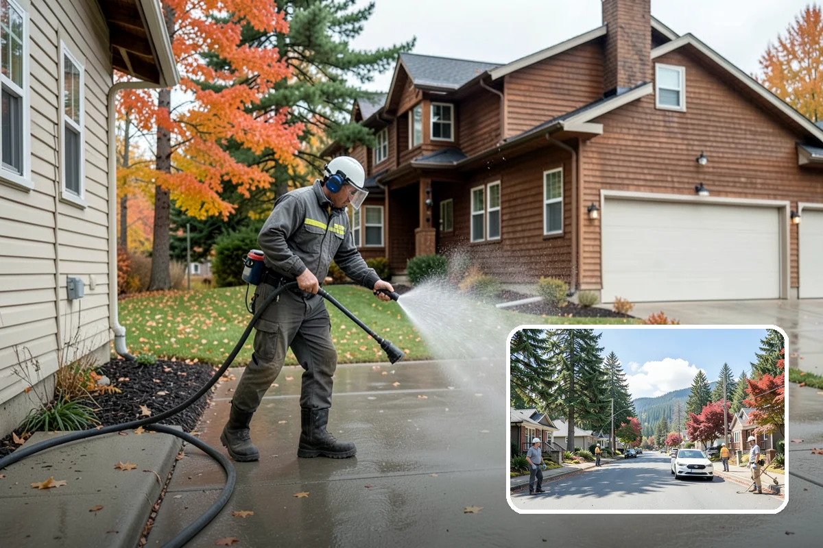 Wheelie Bin Cleaning in Hunts Point, King County, WA - Clears sludge and food residue from the bin interior