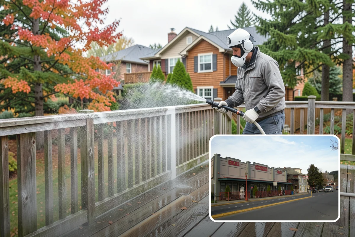 Wheelie Bin Cleaning in Issaquah, King County, WA - Clears sludge and food residue from the bin interior