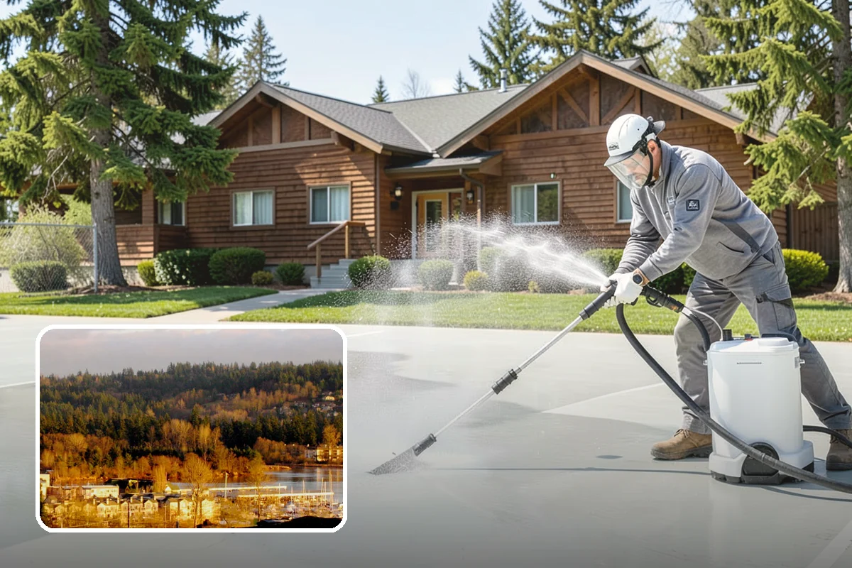 Wheelie Bin Cleaning in Kenmore, King County, WA - Clears sludge and food residue from the bin interior
