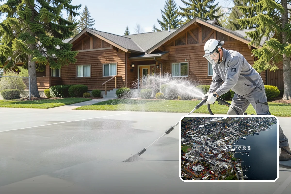 Wheelie Bin Cleaning in Kirkland, King County, WA - Clears sludge and food residue from the bin interior