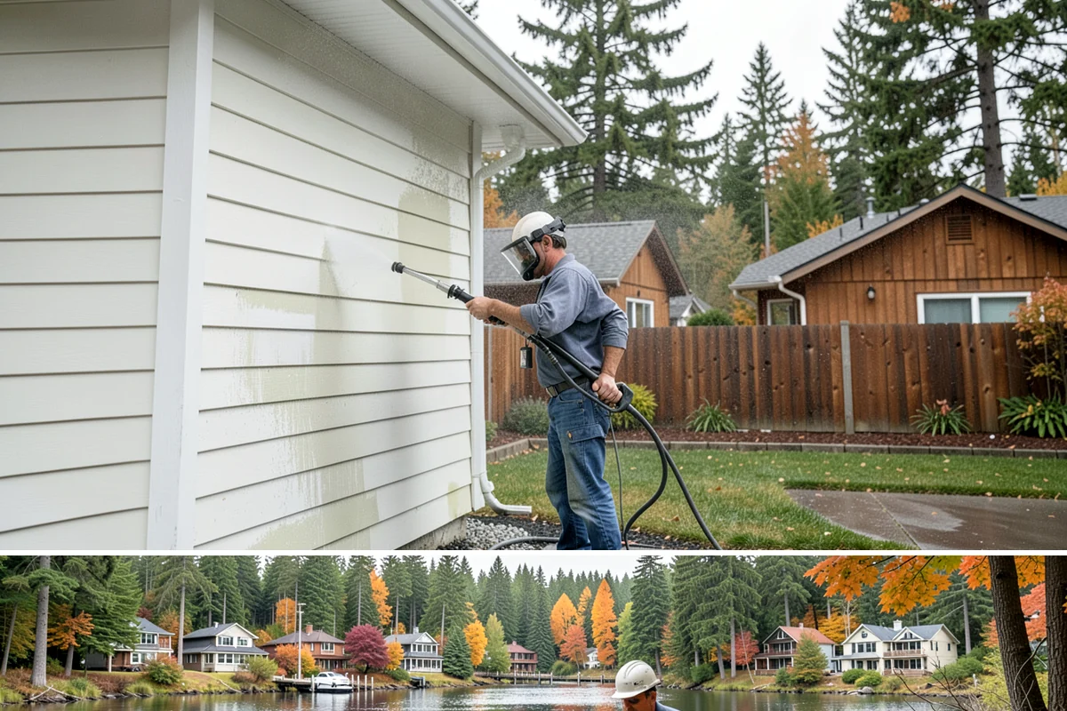 Wheelie Bin Cleaning in La Conner, Skagit County, WA - Bin sludge and odor peak in the warmer months, so summer is the ideal time to keep wheelie bins clean.