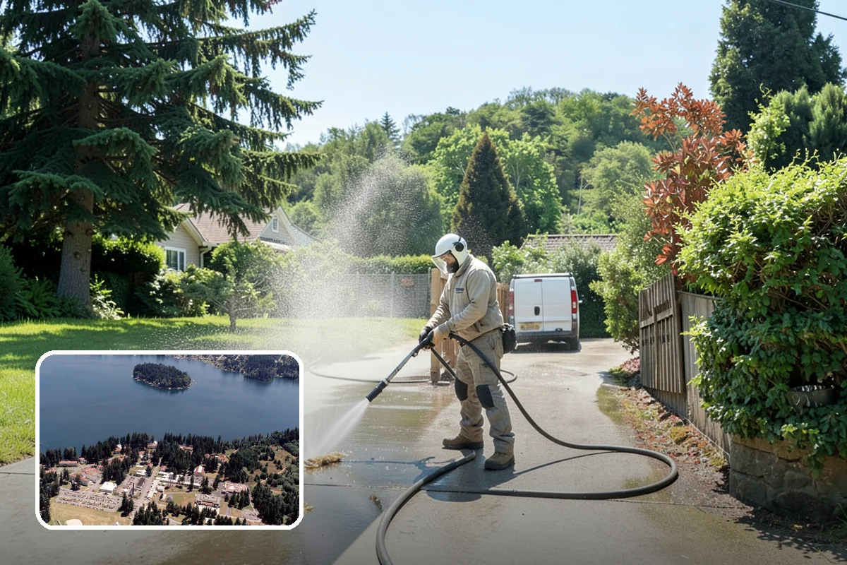Wheelie Bin Cleaning in Lakewood, Pierce County, WA - Clears sludge and food residue from the bin interior