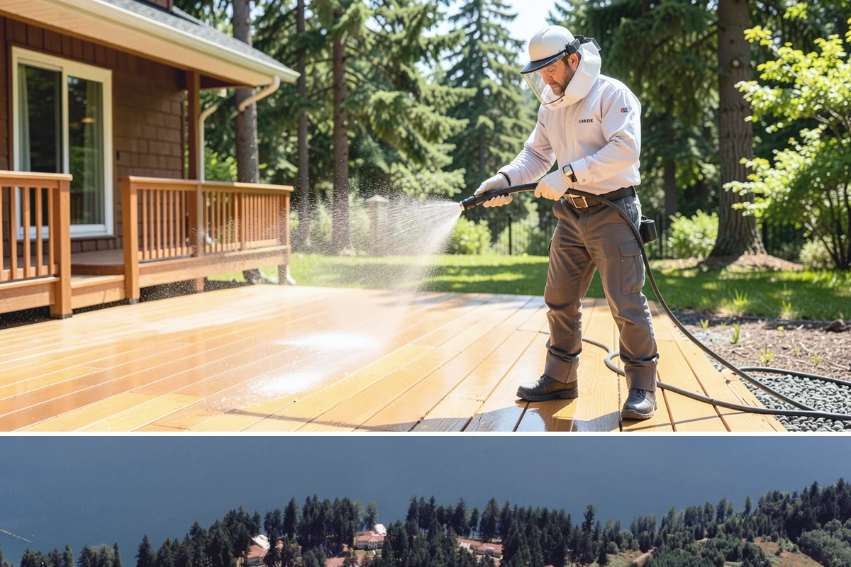 Wheelie Bin Cleaning in Lakewood, Pierce County, WA - Bin sludge and odor peak in the warmer months, so summer is the ideal time to keep wheelie bins clean.