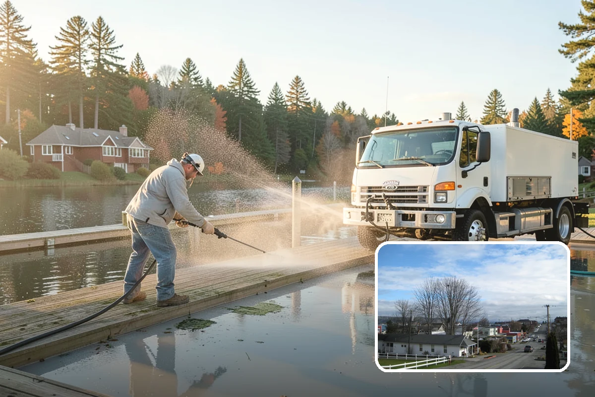 Wheelie Bin Cleaning in Langley, Island County, WA - Clears sludge and food residue from the bin interior