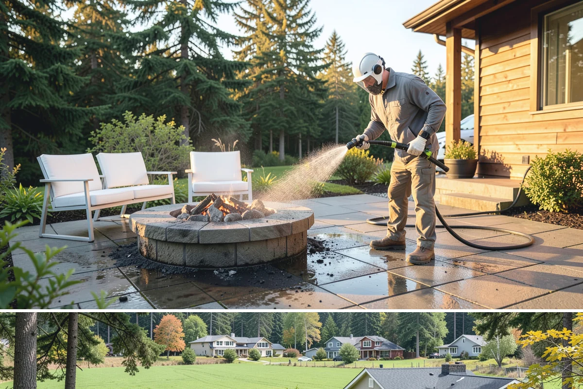 Wheelie Bin Cleaning in Lyman, Skagit County, WA - Bin sludge and odor peak in the warmer months, so summer is the ideal time to keep wheelie bins clean.