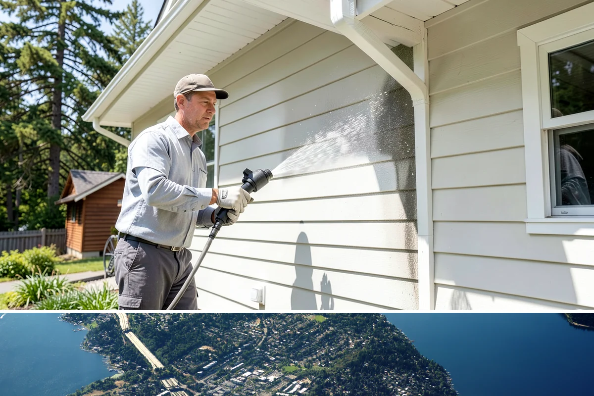 Wheelie Bin Cleaning in Mercer Island, King County, WA - Bin sludge and odor peak in the warmer months, so summer is the ideal time to keep wheelie bins clean.