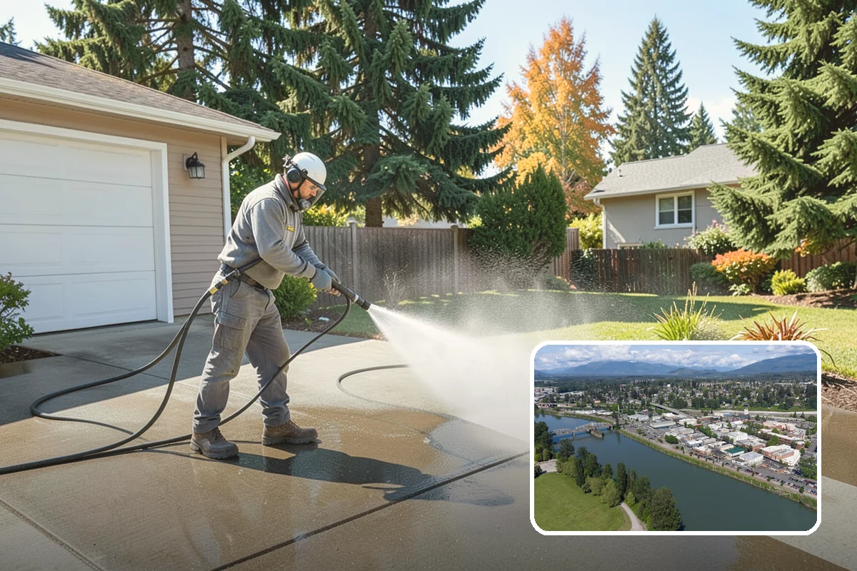 Wheelie Bin Cleaning in Mount Vernon, Skagit County, WA - Clears sludge and food residue from the bin interior