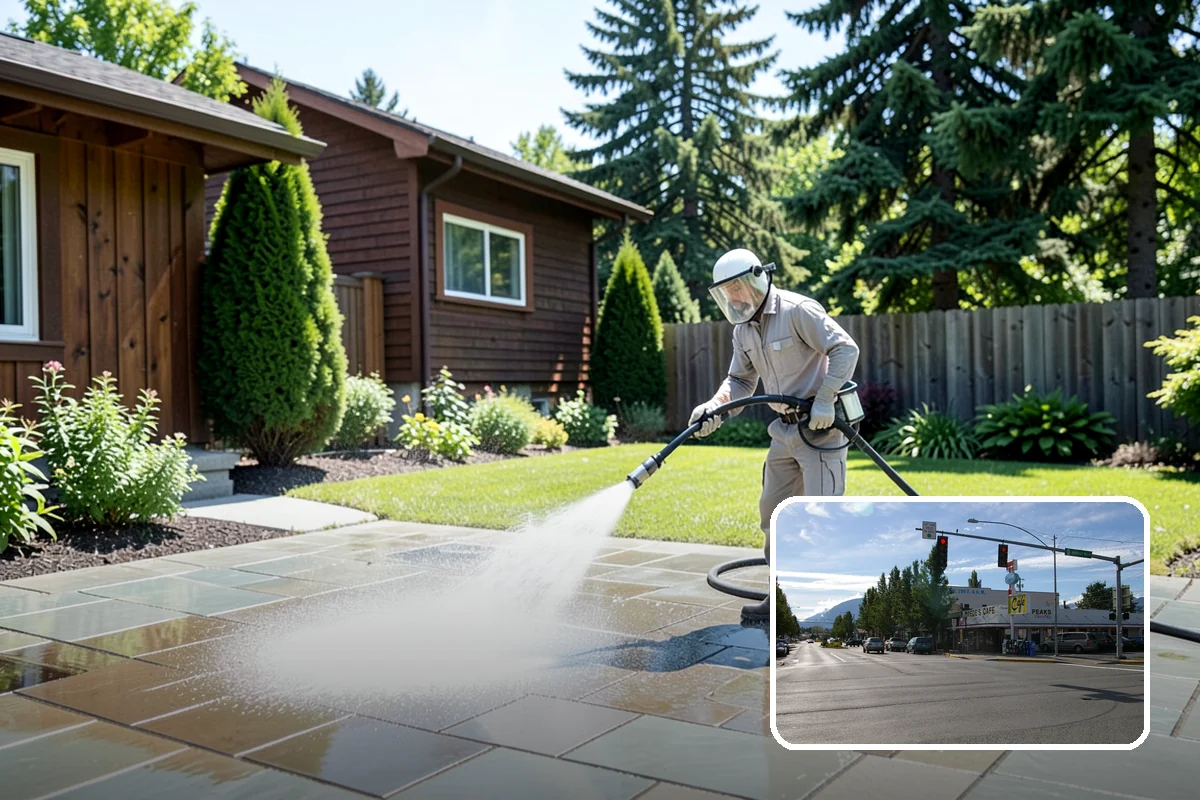 Wheelie Bin Cleaning in North Bend, King County, WA - Clears sludge and food residue from the bin interior