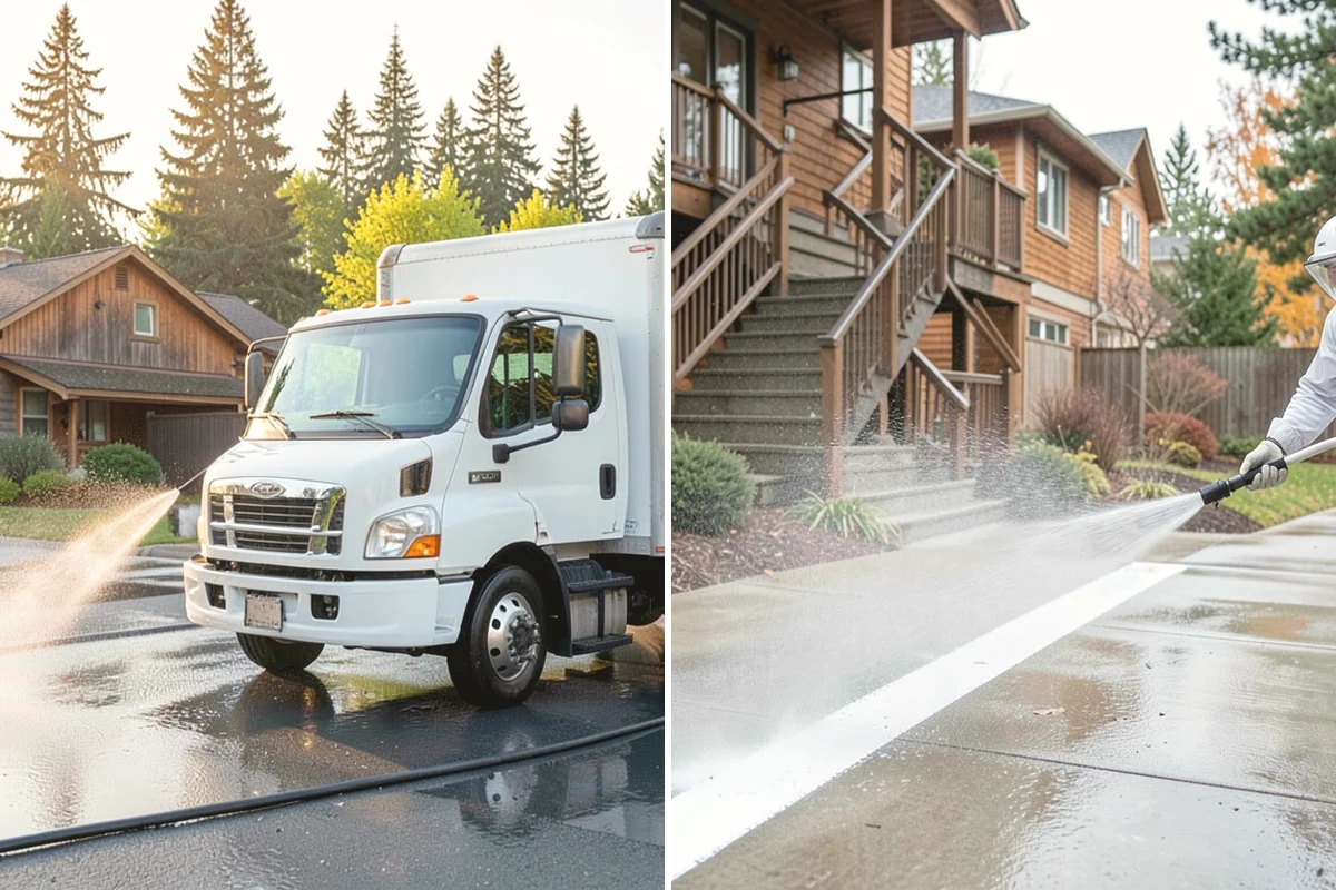 Wheelie Bin Cleaning in Oak Harbor, Island County, WA - Empty and pre-rinse the bin inside and out
