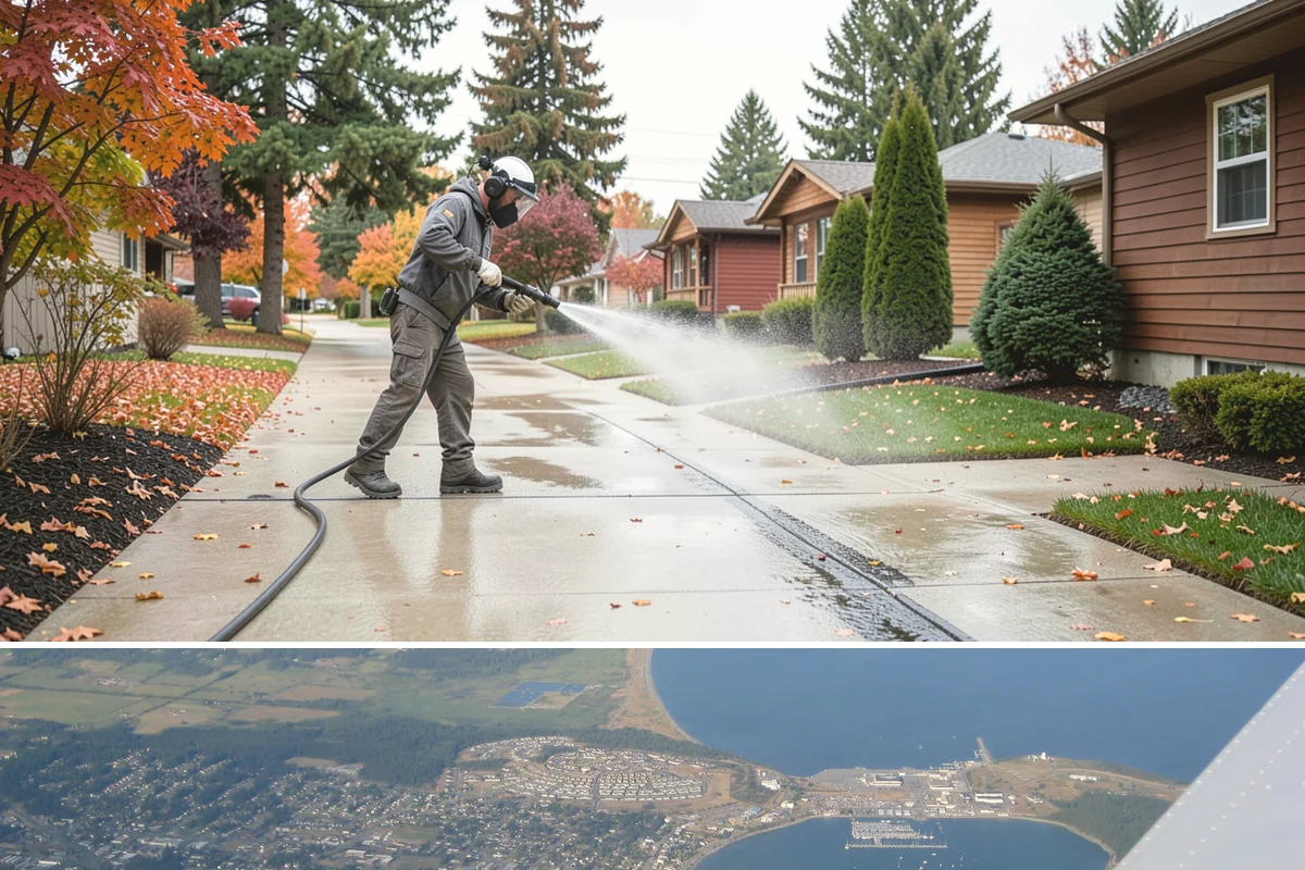 Wheelie Bin Cleaning in Oak Harbor, Island County, WA - Bin sludge and odor peak in the warmer months, so summer is the ideal time to keep wheelie bins clean.