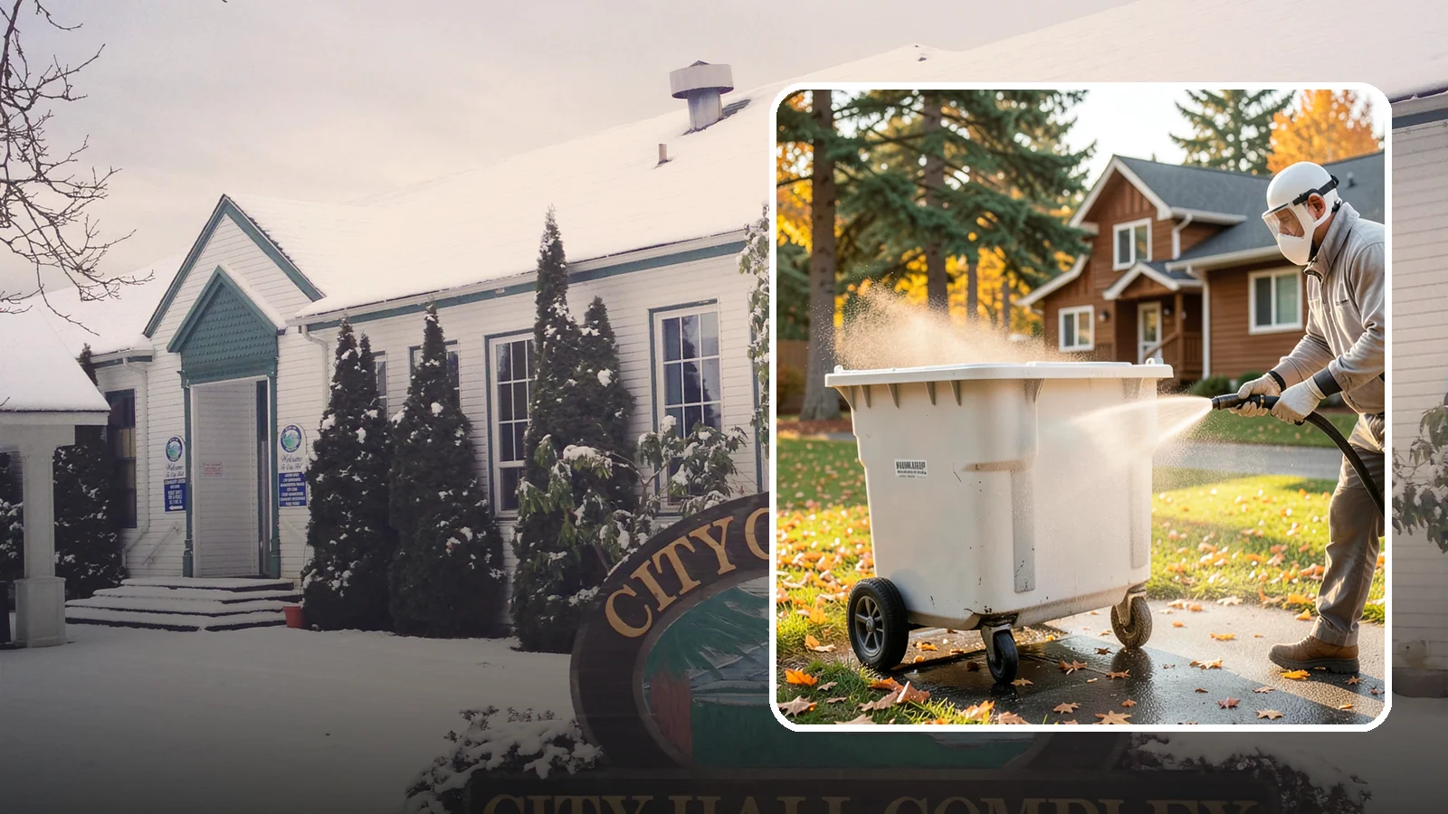 Wheelie Bin Cleaning in Pacific, King County, WA - We wash wheeled curbside bins inside and out to clear the sludge, stains, and smell that collect between pickups.