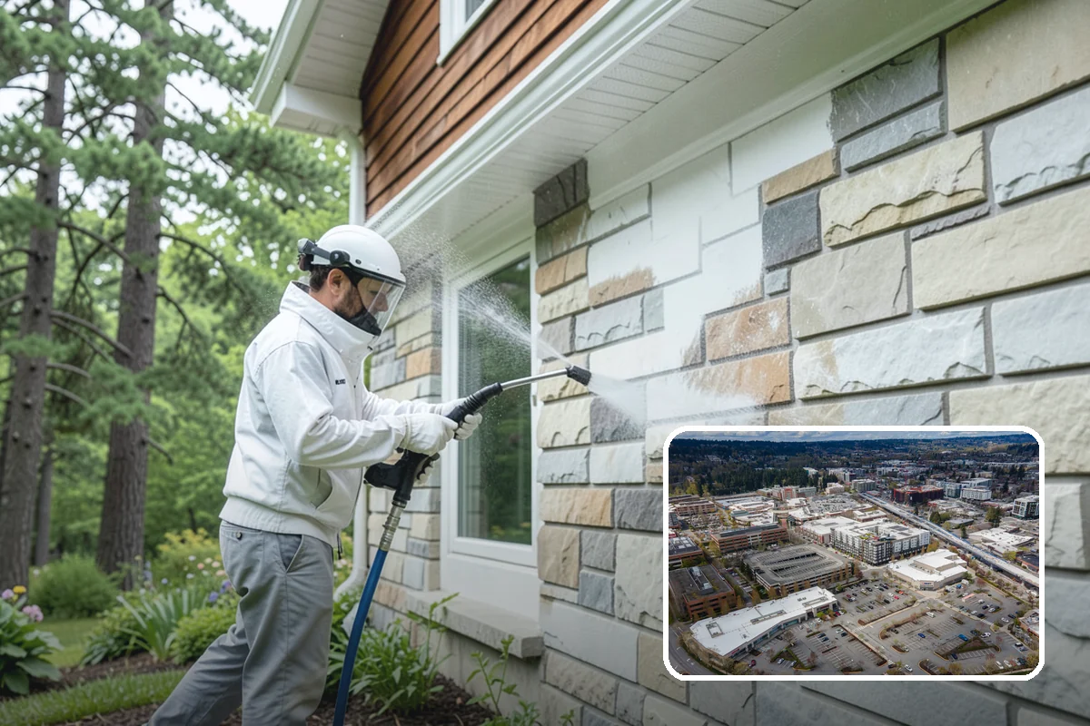 Wheelie Bin Cleaning in Redmond, King County, WA - Clears sludge and food residue from the bin interior