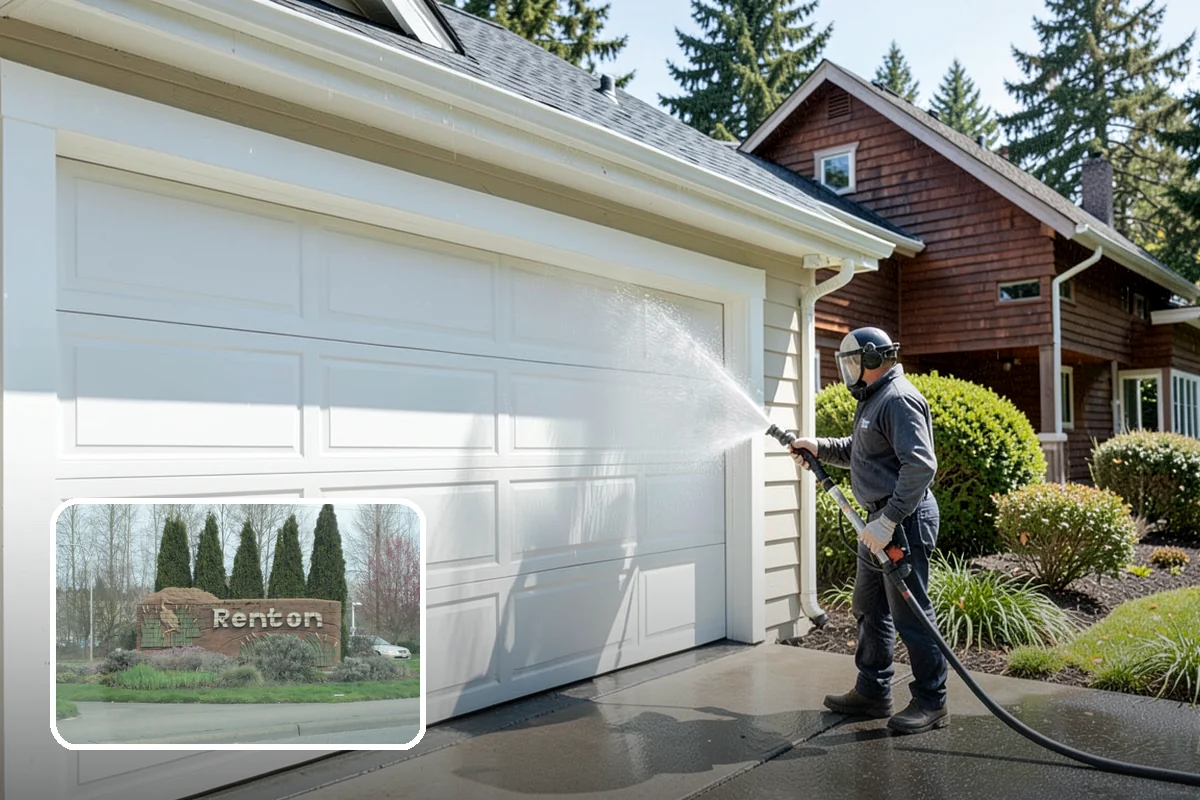 Wheelie Bin Cleaning in Renton, King County, WA - Clears sludge and food residue from the bin interior
