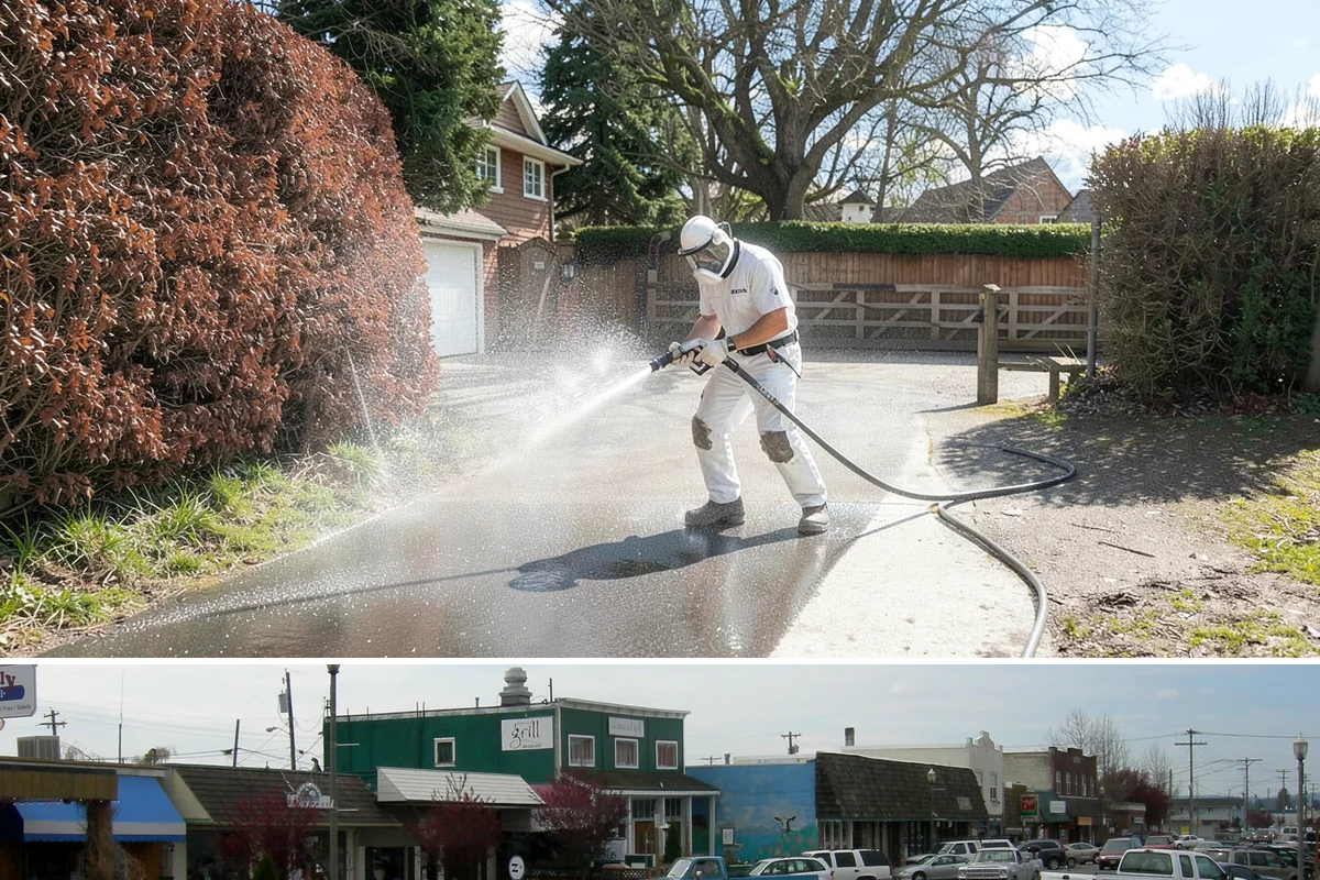 Wheelie Bin Cleaning in Stanwood, Snohomish County, WA - Bin sludge and odor peak in the warmer months, so summer is the ideal time to keep wheelie bins clean.