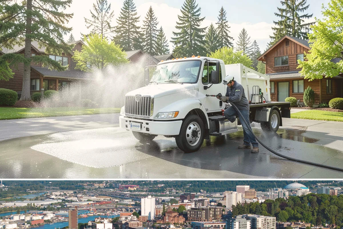 Wheelie Bin Cleaning in Tacoma, Pierce County, WA - Bin sludge and odor peak in the warmer months, so summer is the ideal time to keep wheelie bins clean.