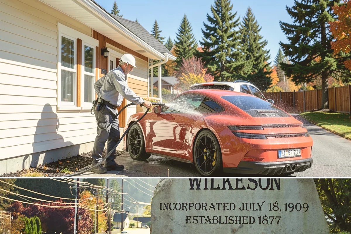 Wheelie Bin Cleaning in Wilkeson, Pierce County, WA - Bin sludge and odor peak in the warmer months, so summer is the ideal time to keep wheelie bins clean.