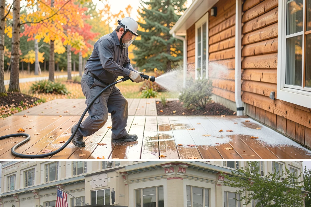 Whole Home Exterior Cleaning in Anacortes, Skagit County, WA - Book the full package during the dry summer window so every surface dries cleanly before the rains return.