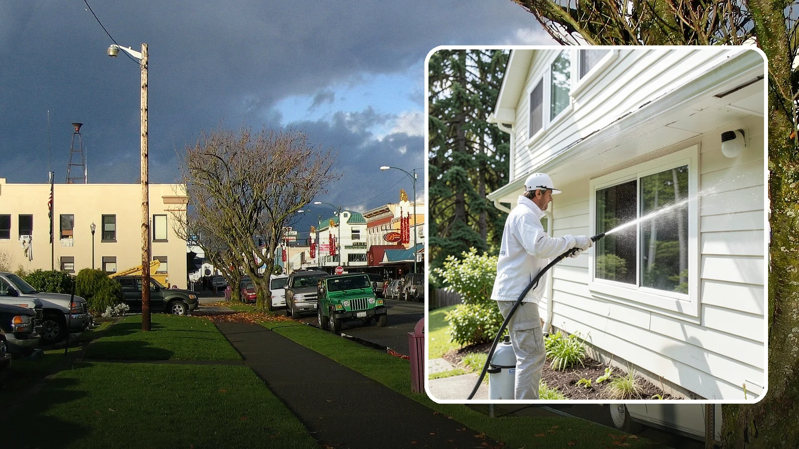 Whole Home Exterior Cleaning in Arlington, Snohomish County, WA - Whole home exterior cleaning is a complete package covering siding, trim, eaves, and entry surfaces for a fully refreshed...