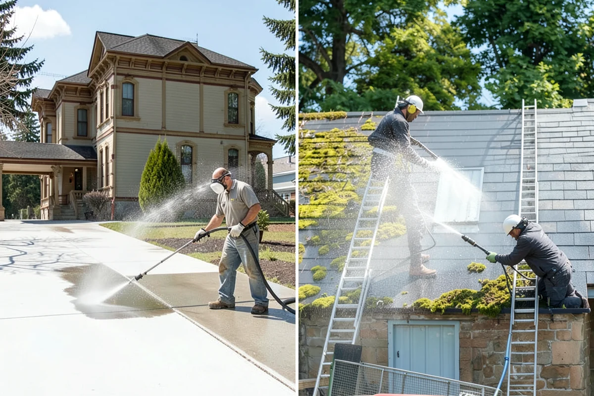Whole Home Exterior Cleaning in Arlington, Snohomish County, WA - Survey the full exterior and plan the sequence