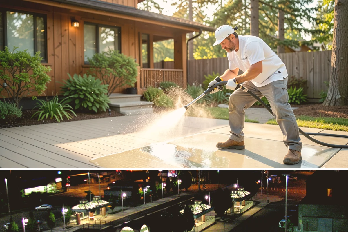Whole Home Exterior Cleaning in Auburn, King County, WA - Book the full package during the dry summer window so every surface dries cleanly before the rains return.