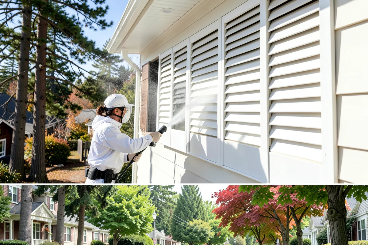 Whole Home Exterior Cleaning in Beaux Arts Village, King County, WA - Book the full package during the dry summer window so every surface dries cleanly before the rains return.