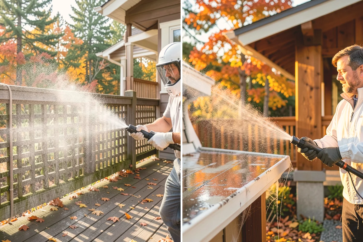 Whole Home Exterior Cleaning in Bellevue, King County, WA - Survey the full exterior and plan the sequence