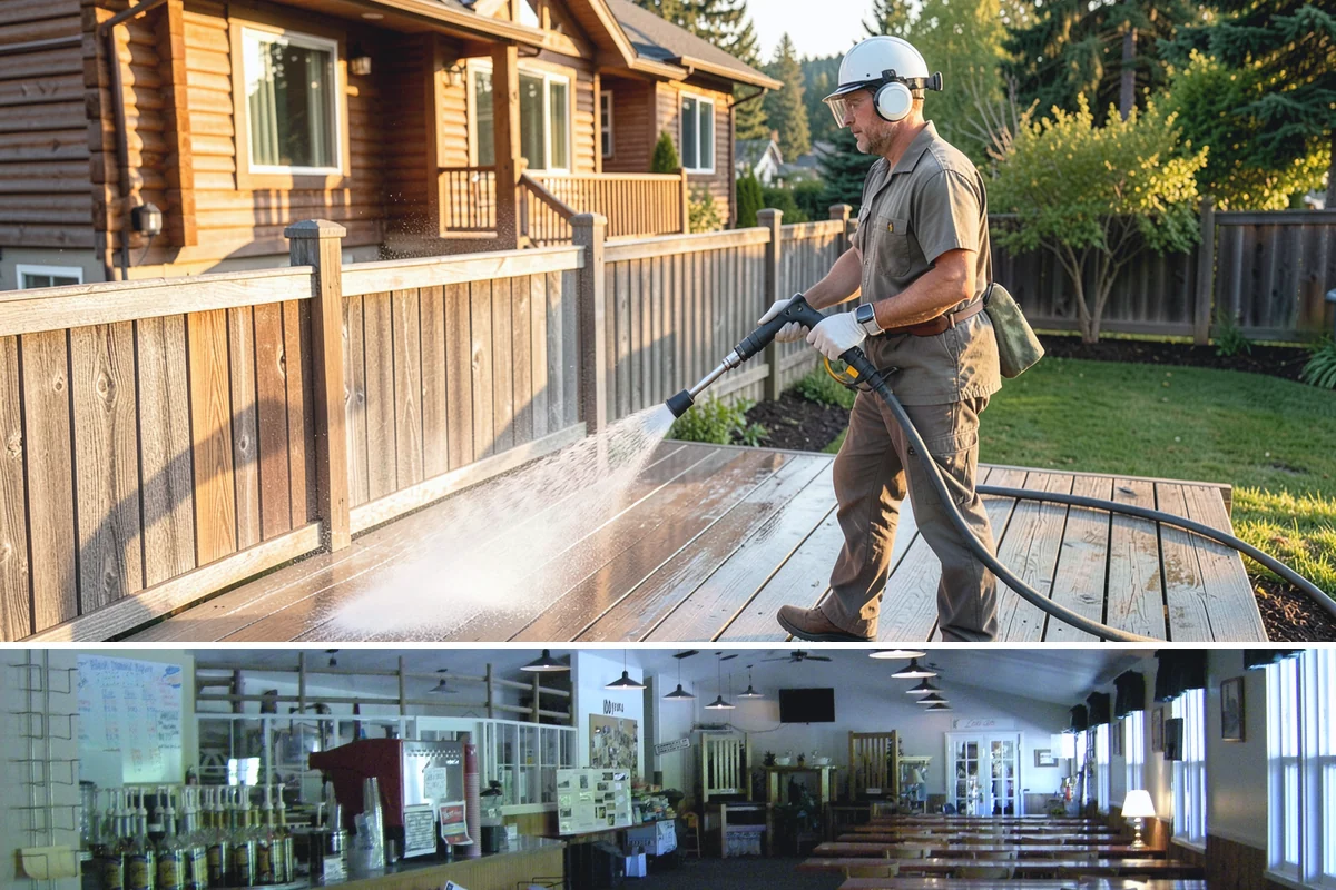 Whole Home Exterior Cleaning in Black Diamond, King County, WA - Book the full package during the dry summer window so every surface dries cleanly before the rains return.