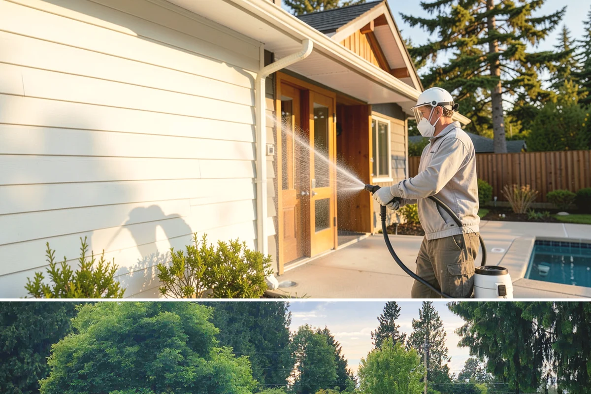 Whole Home Exterior Cleaning in Bonney Lake, Pierce County, WA - Book the full package during the dry summer window so every surface dries cleanly before the rains return.