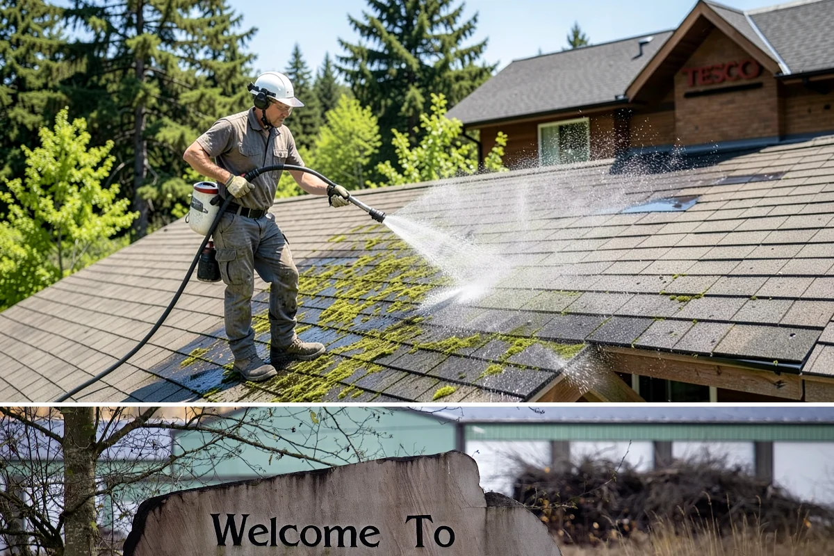 Whole Home Exterior Cleaning in Buckley, Pierce County, WA - Book the full package during the dry summer window so every surface dries cleanly before the rains return.