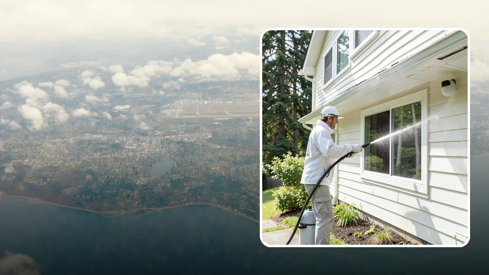 Whole Home Exterior Cleaning in Burien, King County, WA - Whole home exterior cleaning is a complete package covering siding, trim, eaves, and entry surfaces for a fully refreshed...