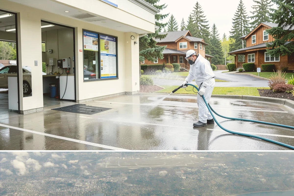 Whole Home Exterior Cleaning in Burien, King County, WA - Book the full package during the dry summer window so every surface dries cleanly before the rains return.