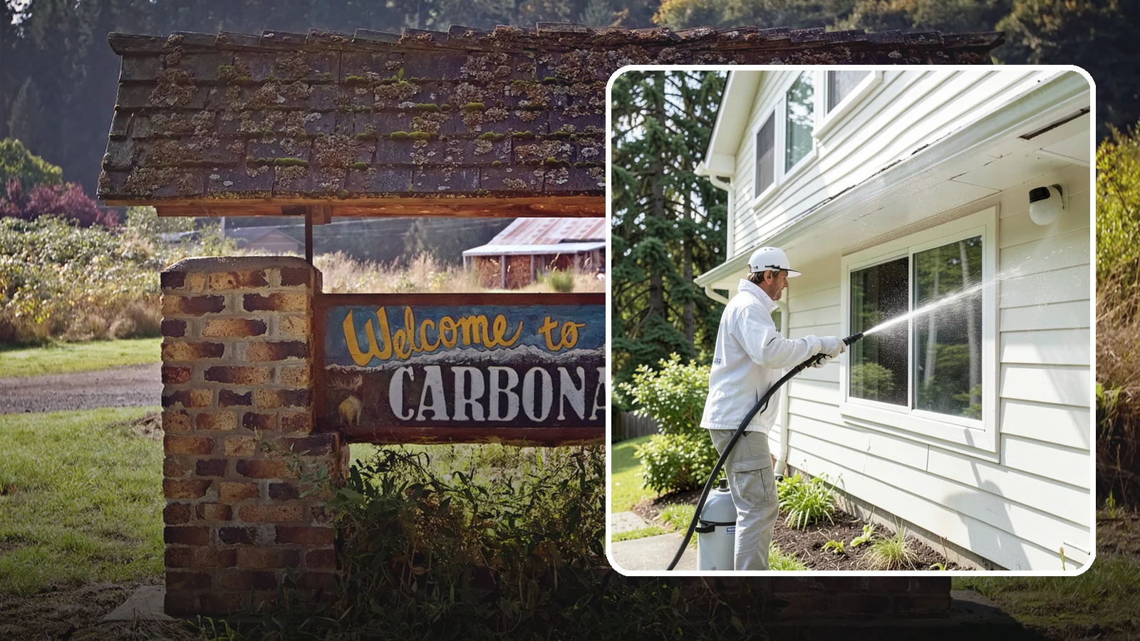 Whole Home Exterior Cleaning in Carbonado, Pierce County, WA - Whole home exterior cleaning is a complete package covering siding, trim, eaves, and entry surfaces for a fully refreshed...
