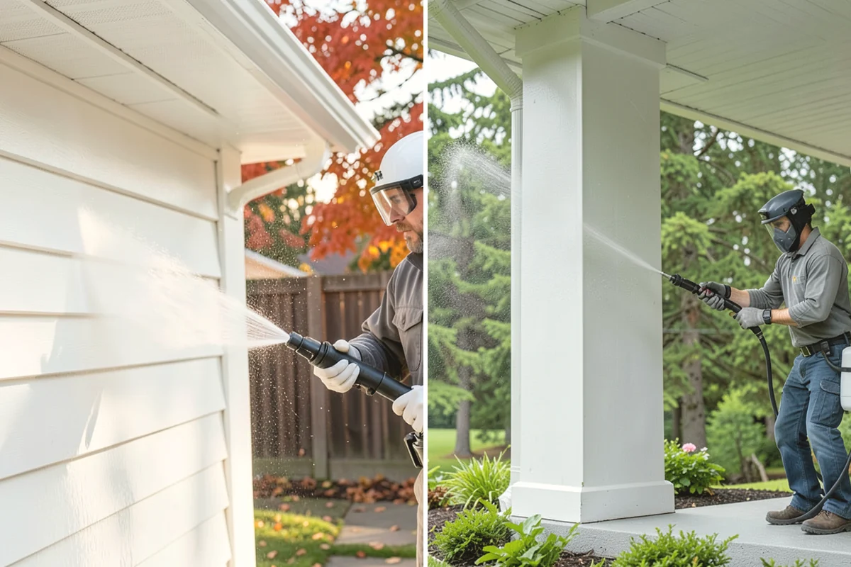 Whole Home Exterior Cleaning in Carbonado, Pierce County, WA - Survey the full exterior and plan the sequence