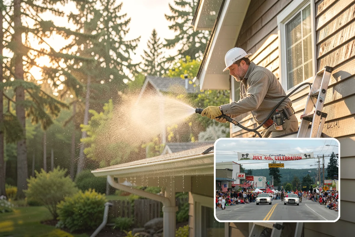 Whole Home Exterior Cleaning in Carnation, King County, WA - Covers every exterior surface in one visit