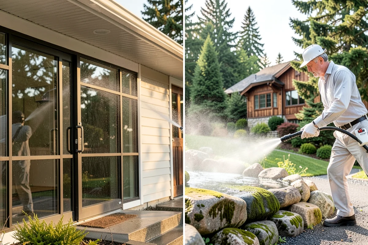 Whole Home Exterior Cleaning in Concrete, Skagit County, WA - Survey the full exterior and plan the sequence