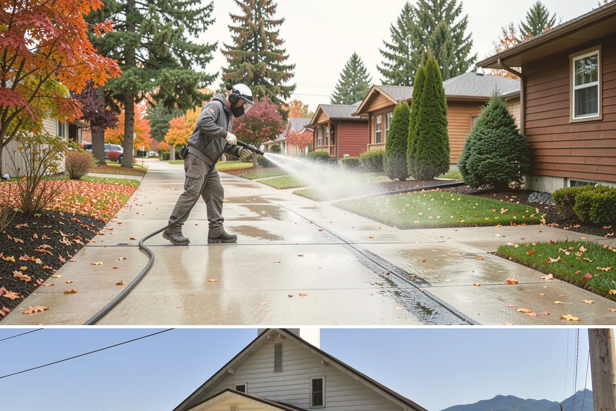 Whole Home Exterior Cleaning in Concrete, Skagit County, WA - Book the full package during the dry summer window so every surface dries cleanly before the rains return.