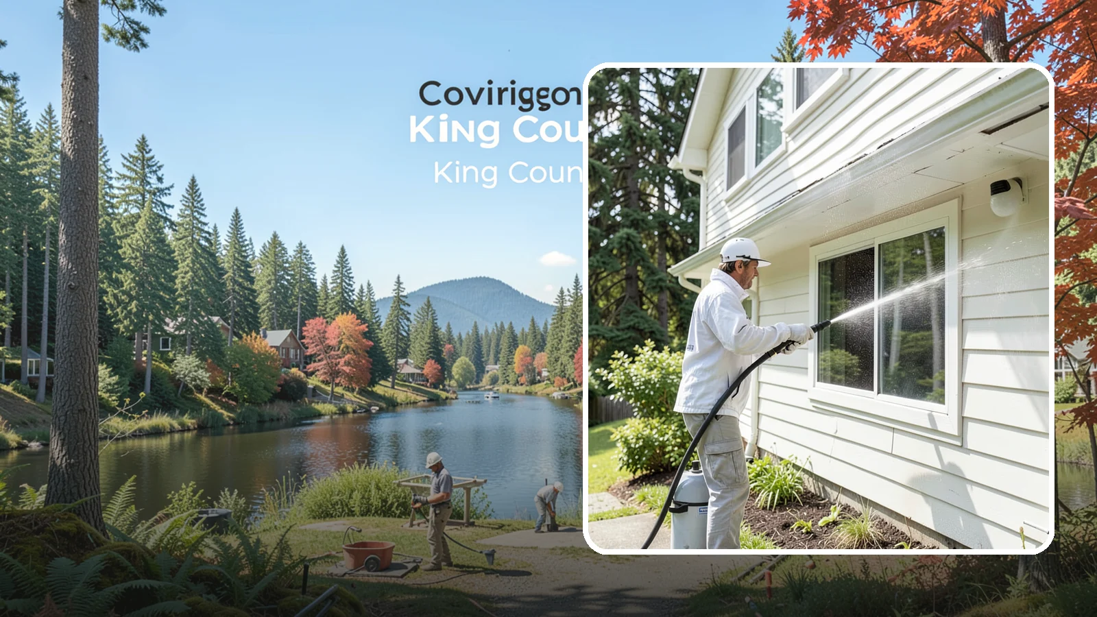 Whole Home Exterior Cleaning in Covington, King County, WA - Whole home exterior cleaning is a complete package covering siding, trim, eaves, and entry surfaces for a fully refreshed...