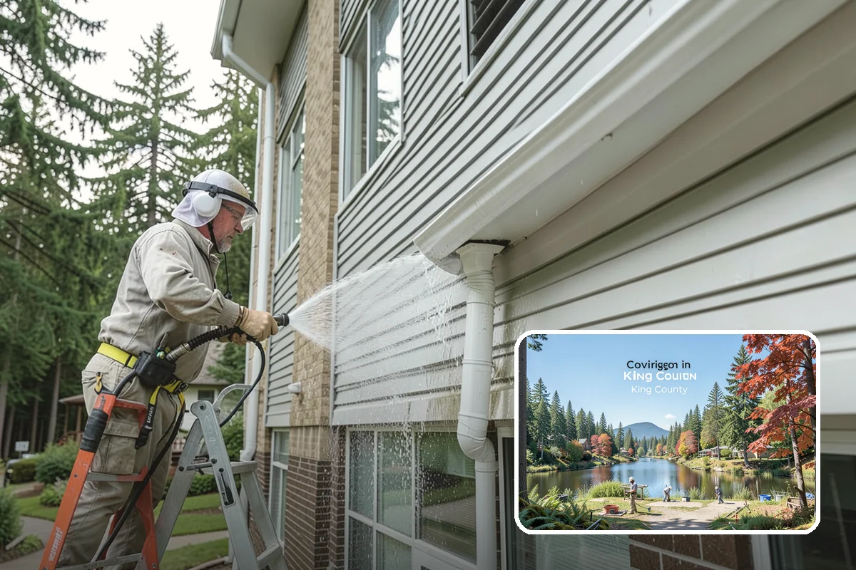 Whole Home Exterior Cleaning in Covington, King County, WA - Covers every exterior surface in one visit