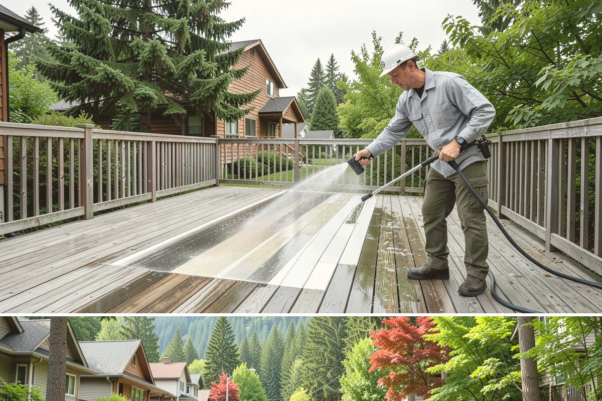 Whole Home Exterior Cleaning in Darrington, Snohomish County, WA - Book the full package during the dry summer window so every surface dries cleanly before the rains return.