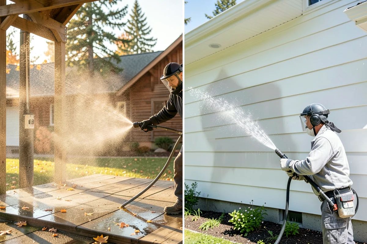Whole Home Exterior Cleaning in DuPont, Pierce County, WA - Survey the full exterior and plan the sequence