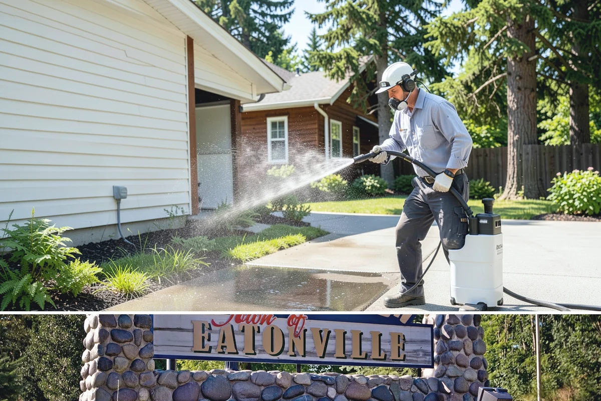 Whole Home Exterior Cleaning in Eatonville, Pierce County, WA - Book the full package during the dry summer window so every surface dries cleanly before the rains return.