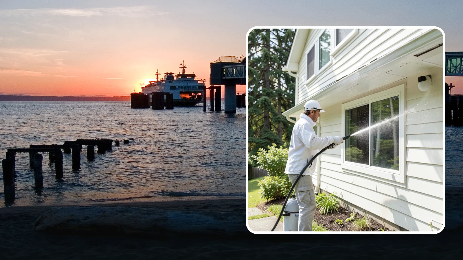 Whole Home Exterior Cleaning in Edmonds, Snohomish County, WA - Whole home exterior cleaning is a complete package covering siding, trim, eaves, and entry surfaces for a fully refreshed...