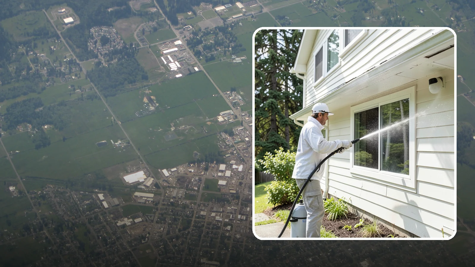 Whole Home Exterior Cleaning in Enumclaw, King County, WA - Whole home exterior cleaning is a complete package covering siding, trim, eaves, and entry surfaces for a fully refreshed...