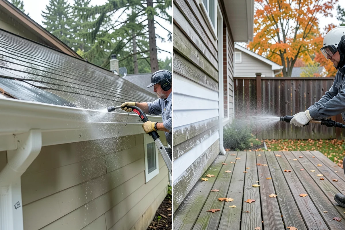 Whole Home Exterior Cleaning in Enumclaw, King County, WA - Survey the full exterior and plan the sequence