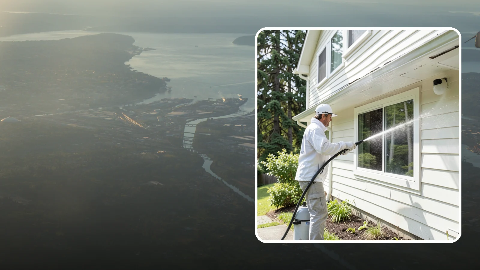 Whole Home Exterior Cleaning in Fife, Pierce County, WA - Whole home exterior cleaning is a complete package covering siding, trim, eaves, and entry surfaces for a fully refreshed...