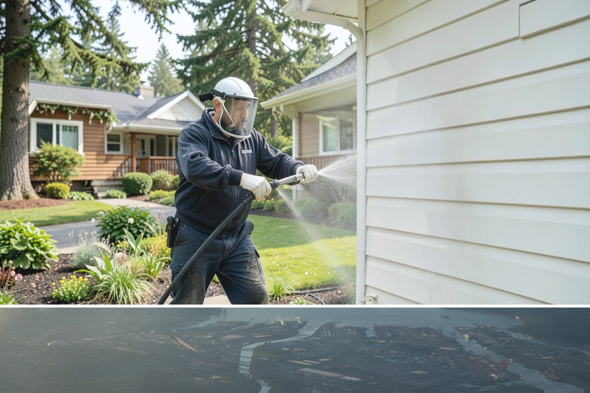 Whole Home Exterior Cleaning in Fife, Pierce County, WA - Book the full package during the dry summer window so every surface dries cleanly before the rains return.